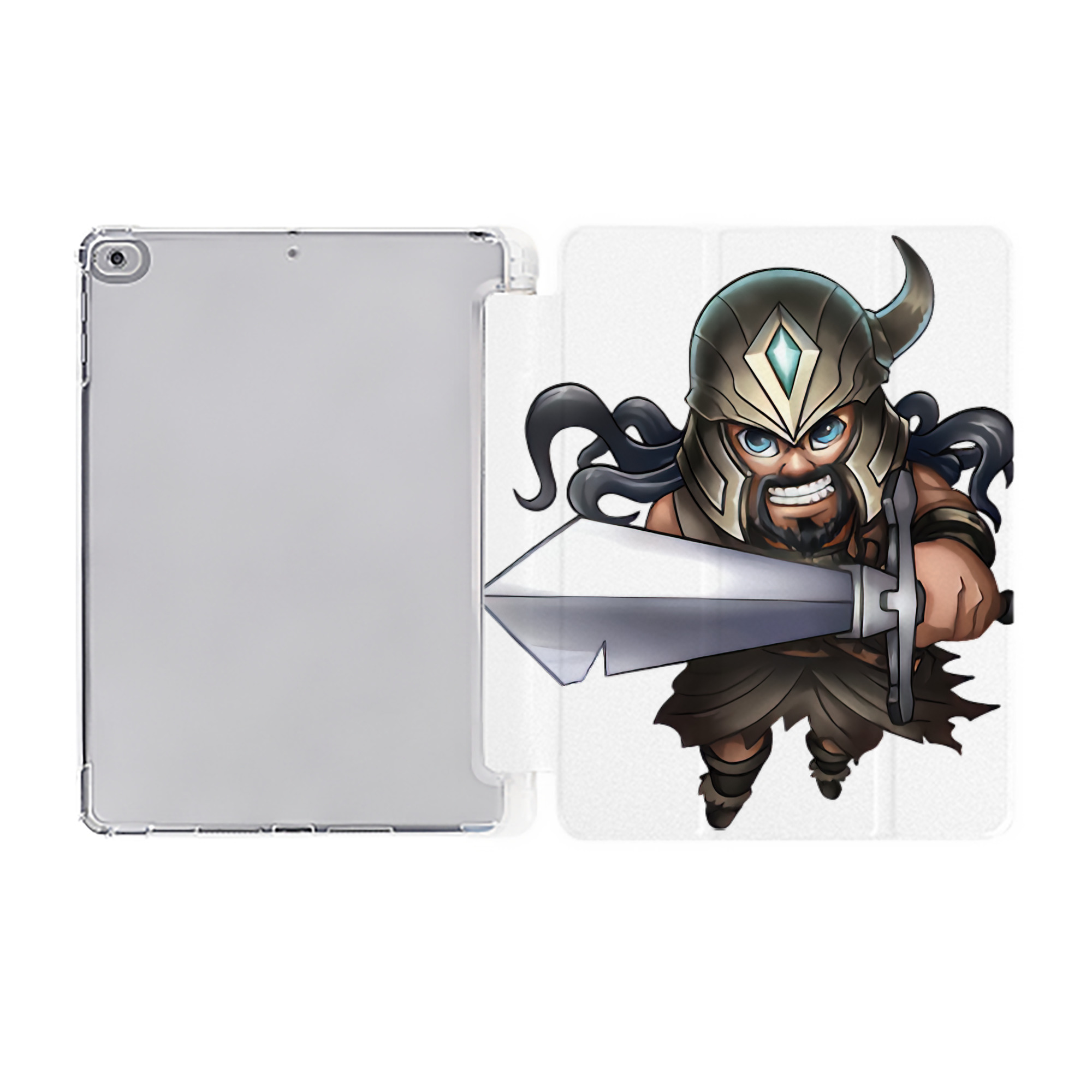 （画像用） リーグ・オブ・レジェンド League of Legends LOL IPad ケース ペン収納付き 三つ折りスタンド PUレザー×シリコン 対応機種9.5/10.5/10.9インチ